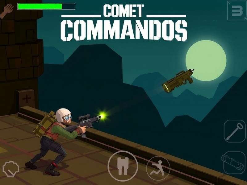 Comet Commandos Game Screenshot